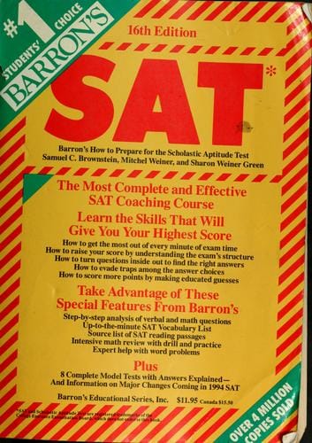 How to prepare for the Scholastic aptitude test, SAT