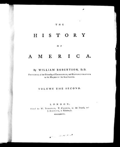 The history of America