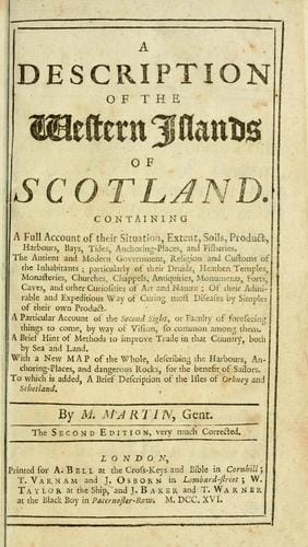 A description of the Western Islands of Scotland