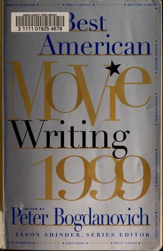 The best American movie writing, 1999