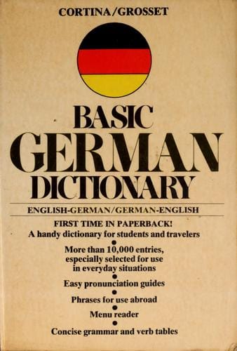 Cortina/Grosset basic German dictionary