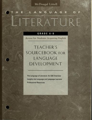 The language of literature