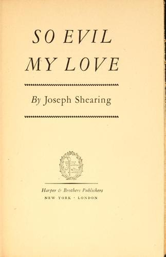 So evil my love