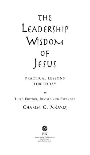 The Leadership Wisdom of Jesus