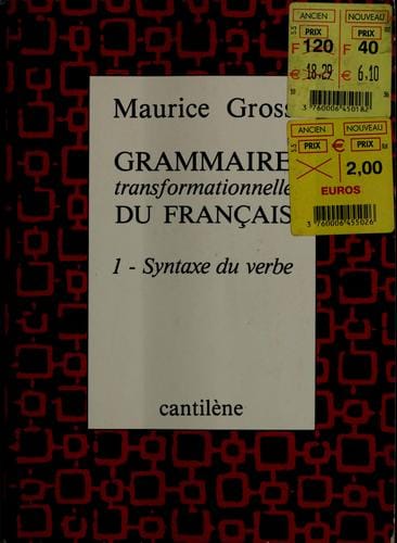 Grammaire transformationnelle du français