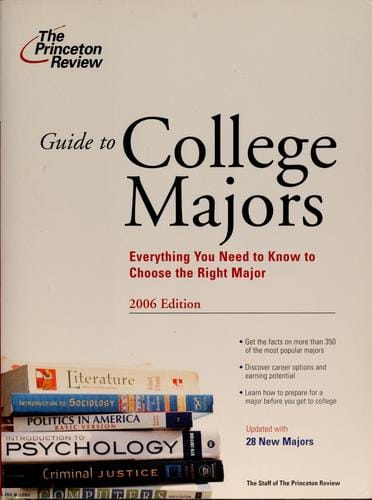 Guide to college majors