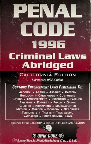 Penal code, 1996