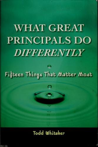 What great principals do differently