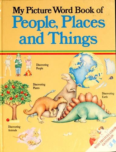 My picture word book of people, places and things