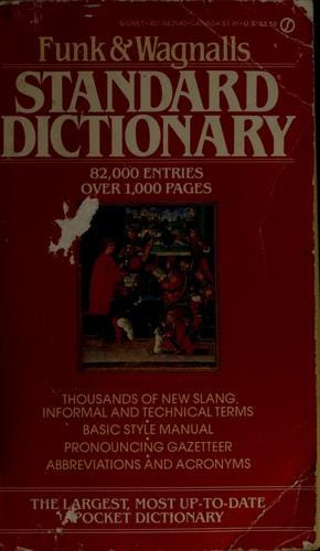 Funk & Wagnalls standard dictionary