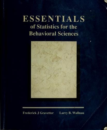 Essentials of statistics for the behavioral sciences