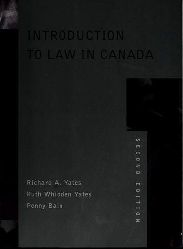 Introduction to law in Canada