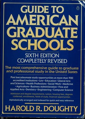 Guide to American graduate schools