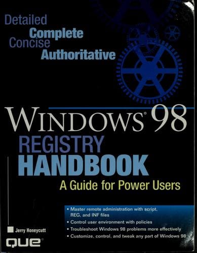 Windows 98 registry handbook