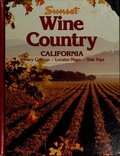 Sunset wine country California