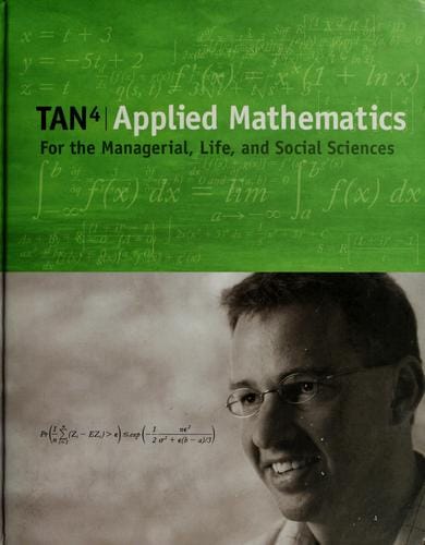 Applied mathematics for the managerial, life, and social sciences