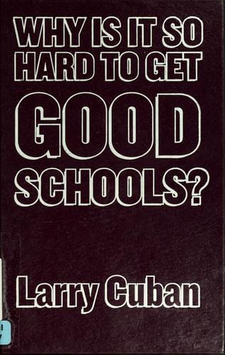 Why is it so hard to get good schools?