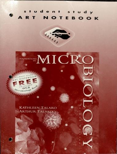 Student study art notebook [to] Foundations in microbiology