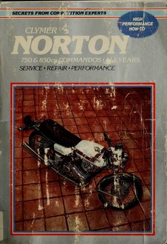 Norton service-repair handbook, 750 & 850 cc Commandos, all years