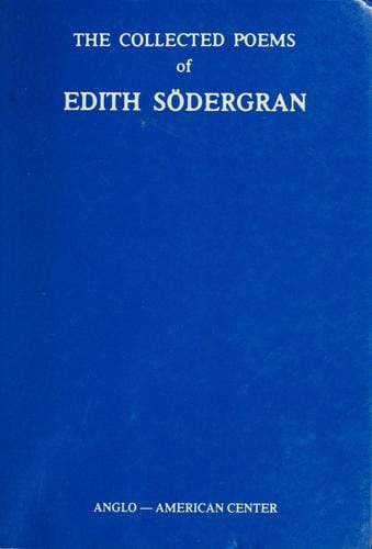 The Collected poems of Edith Södergran