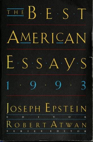 The best American essays 1993