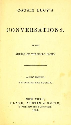 Cousin Lucy's conversations