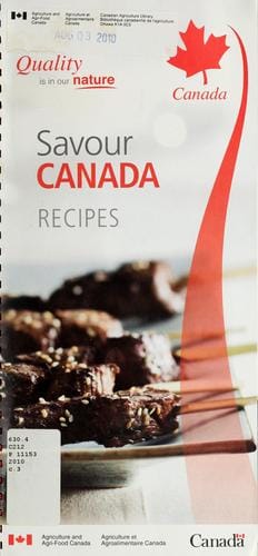 Savour Canada recipes