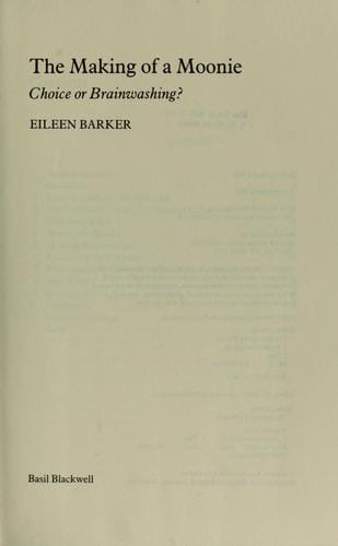 The making of a Moonie