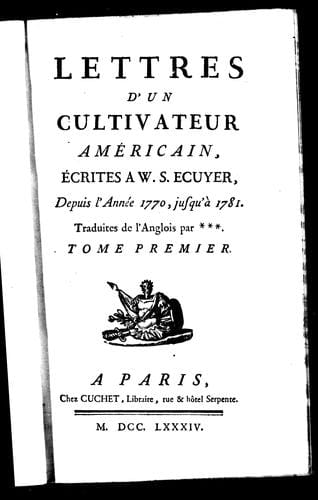 Lettres d'un cultivateur américain