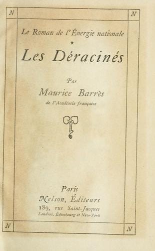 Les déracinés