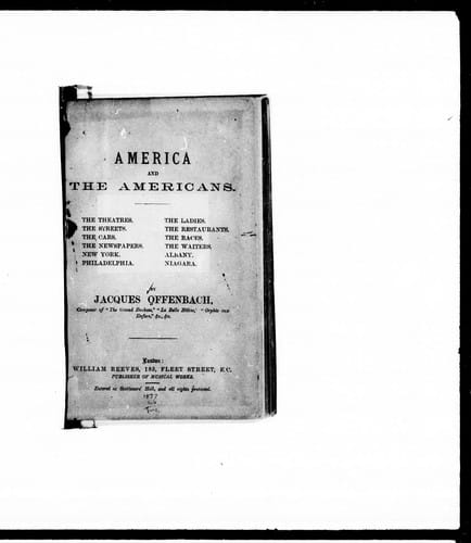 America and the Americans