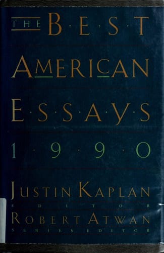 The Best American essays 1990