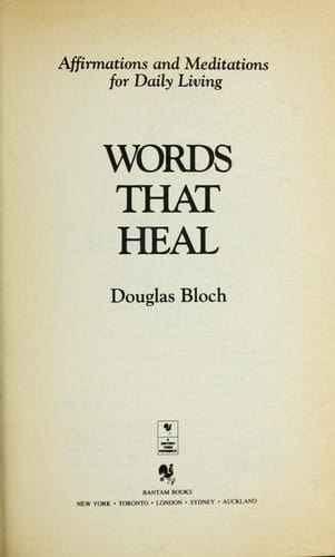 Words that heal