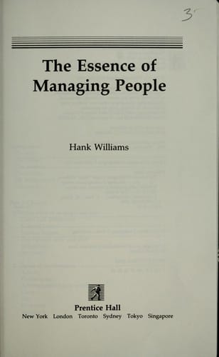 The essence of managing people