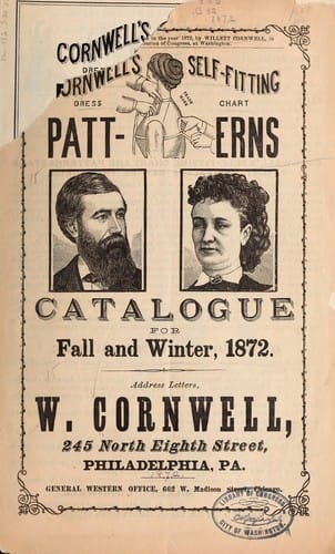 Self-fitting dress chart patterns