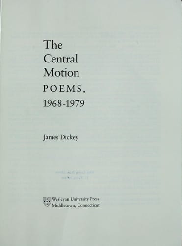 The central motion