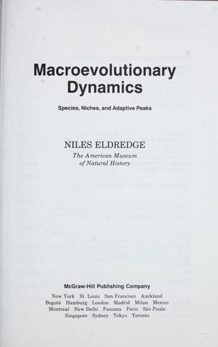 MacRo Evolutionary Dynamics