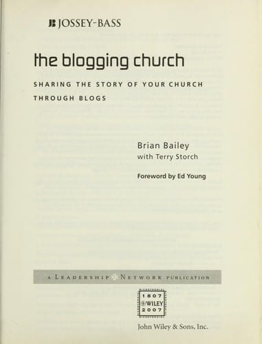 The blogging church