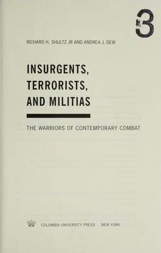 Insurgents, terrorists, and militias