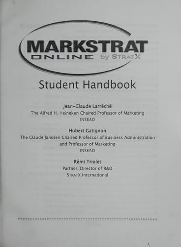 Markstrat online by StratX