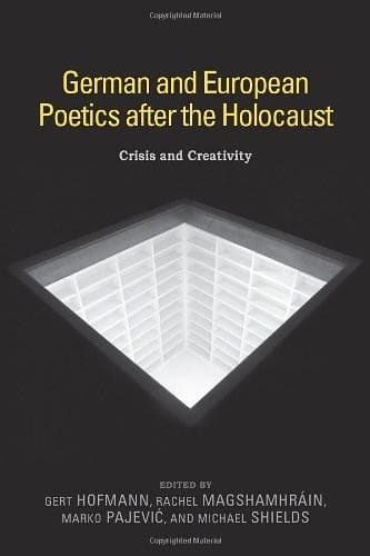 German and European poetics after the Holocaust