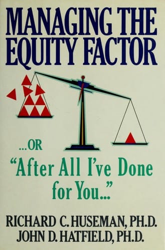 Managing the equity factor, or, "After all I've done for you-- "