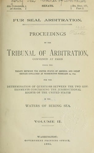 Fur seal arbitration