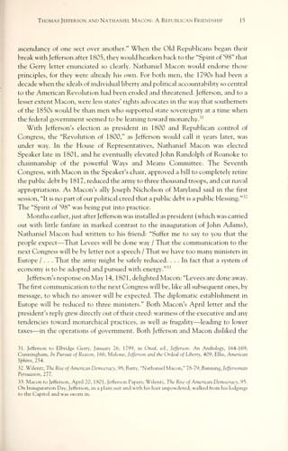 Nathaniel Macon of North Carolina