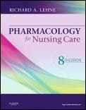 Pharmacology for nursing care