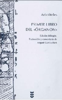 Primer libro del "Órganon"
