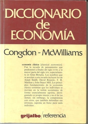 Diccionario de economía