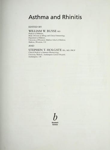 Asthma and rhinitis