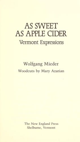 As Sweet As Apple Cider