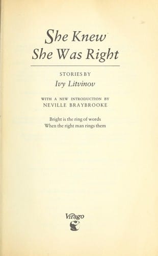 She knew she was right